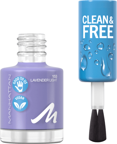 Nagellack Clean 153 Lavender & Free 8 Light, ml