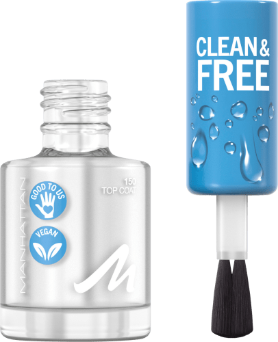 Überlack Clean & Free Top 8 ml Wave, 150 Coat Oxygen