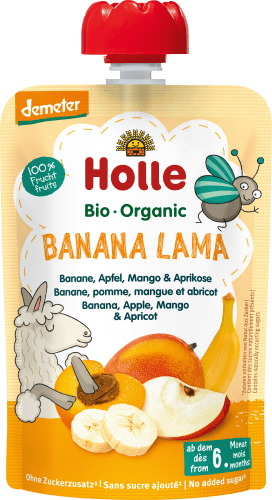 g Quetschie Banane, Monaten, Apfel, & Lama, Aprikose 100 ab Mango 6 Banana