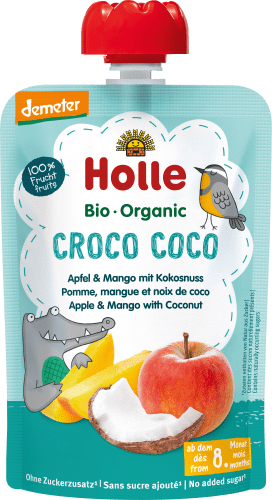 Croco ab Coco, 100 Kokusnuss 8 Mango g mit Apfel Quetschie & Monaten,