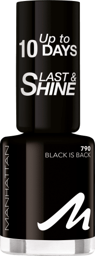 8 Shine Is & Black 790 ml Last Nagellack Back,