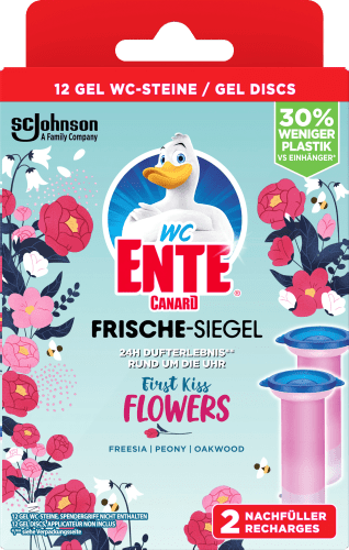 Kiss St WC-Reinger First 2 Nachfüllpack, Flowers