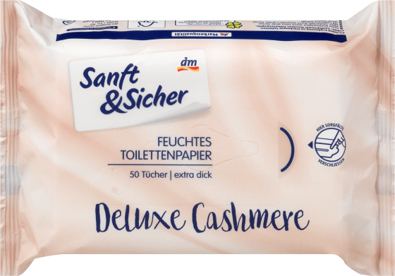 Toilettenpapier Cashmere Nachfüllpack, Deluxe Feuchtes 50 St