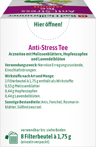 Arzneitee, Anti-Stress Tee (8 14 Beutel), g