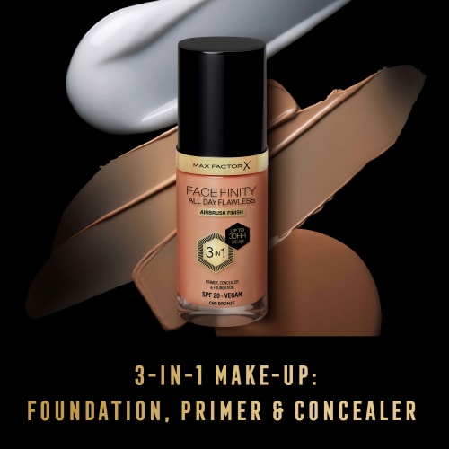 Foundation Facefinity All Day Flawless 20, ml LSF 80 30 Bronze
