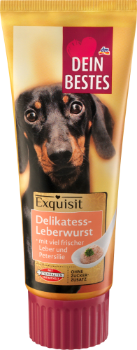 Snack für Hunde, Leberwurst, 75 g