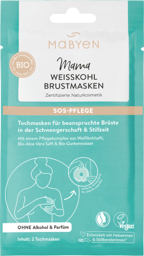 Brustmaske Mama Weißkohl, 1 St | Stillkissen, Stilleinlagen & Co.