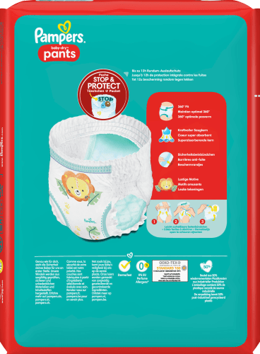 Baby Pants Baby St Dry 20 Extra Gr.6 kg), Large (14-19
