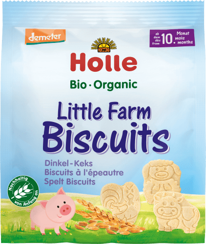 Babykekse Litte Farm Biscuits Dinkel, ab 10 Monaten, 100 g