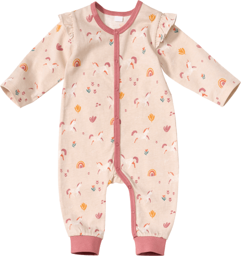 Schlafanzug mit Einhorn-Muster, rosa, Gr. 62/68, 1 St