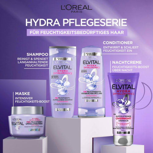 Overnight, 200 ml [Hyaluronic] Leave-In Haarkur Hydra