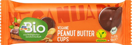 vegane Peanut Butter Cups, g 39