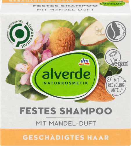 Festes Shampoo mit Mandel-Duft, 60 g