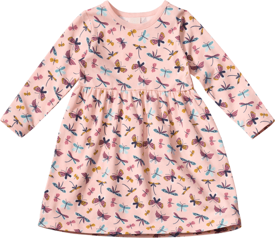 Kleid Pro Climate mit Schmetterling-Muster, rosa, Gr. 104, 1 St | Röcke & Kleider