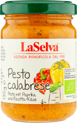 Pesto mit Paprika & 135 g Ricotta