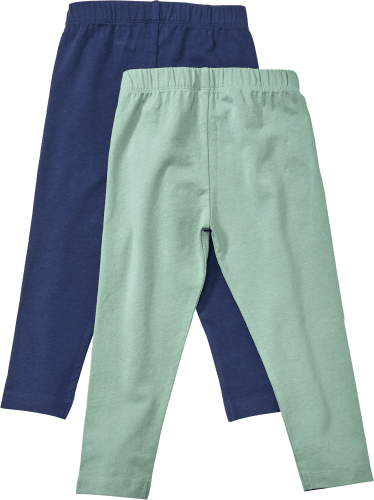Leggings aus Bio-Baumwolle, grün St 2 104, + Gr. blau