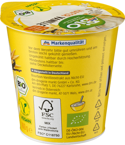 Joghurtalternative Hafer Vanille, 160 g