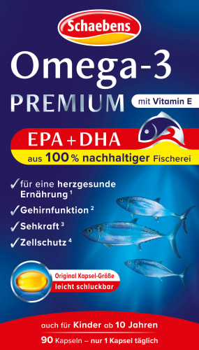 Omega 3 Lachs- & 79 Kapseln Fischöl St., 90 g