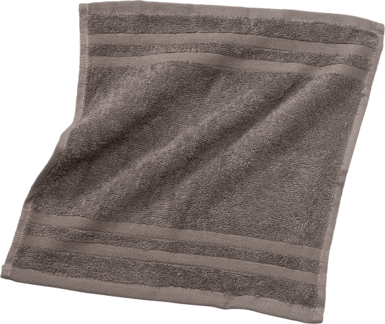 Handtuch aus Frottee grau 100 % Bio-Baumwolle GOTS-zertifiziert, 1 St