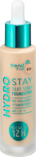 Foundation Hydro Stay 010, Leicht-Beige Silky Serum 30 ml