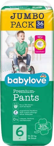 6, Pants 36 Jumbo Pack, St (18-30 kg), XL Baby Premium Gr.