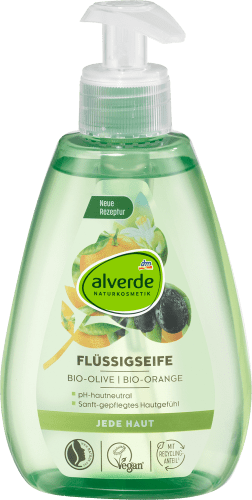 Flüssigseife Bio-Olive, Bio-Orange, 300 ml