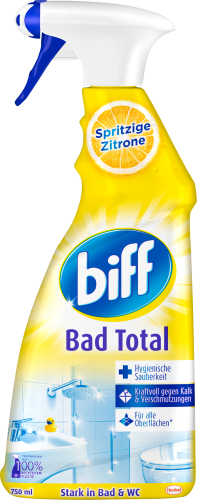 Badreiniger Total Spritzige Zitrone, 750 ml