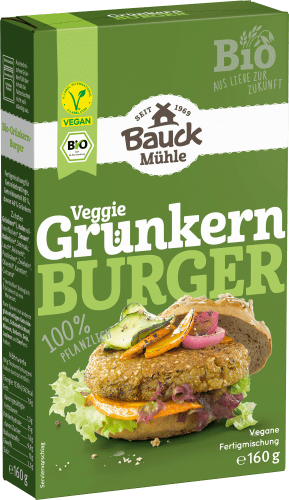 g 160 Burger, Grünkern vegan, Backmischung
