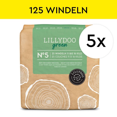 Windeln green Gr. 5 (11-16 Monatsbox, St 125 kg)