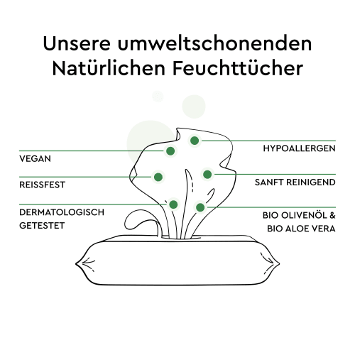 Feuchttücher green (10x60 St 600 St)