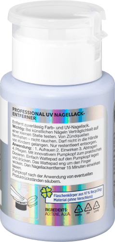Professional 125 ml Nagellackentferner acetonhaltig, UV