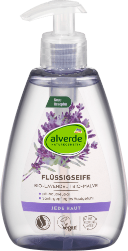 Flüssigseife Bio-Lavendel, Bio-Malve, 300 ml