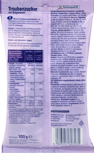 Traubenzucker, Johannisbeere mit Magnesium, 100 g