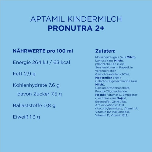 Kindermilch Pronutra ab 2 Jahren, g 800