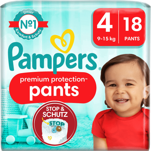 4 Pants kg), St Gr. 18 (9-15 Premium Maxi Protection Baby