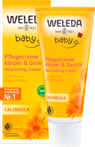 Baby Pflegecreme Körper & Gesicht Calendula, 75 ml