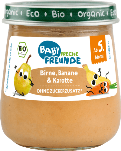 g Karotte, Früchte dem & Monat, 120 Banane ab Birne, 5.