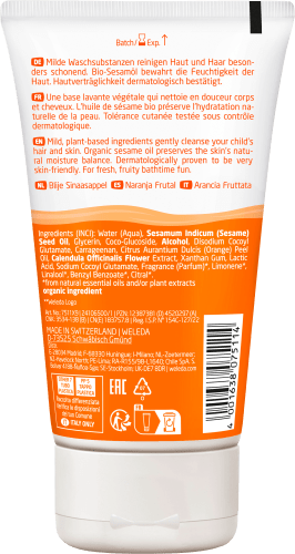 2in1 Duschgel ml Orange, Kinder 150 & Fruchtige Shampoo