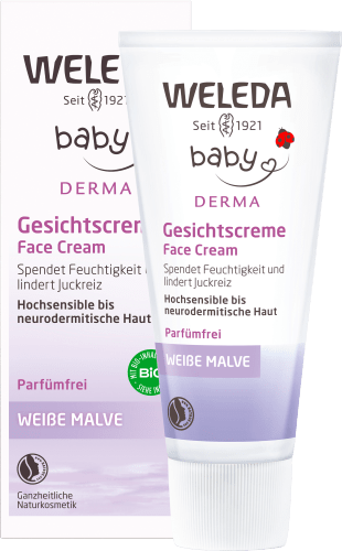 Baby Gesichtscreme Derma Weiße Malve, 50 ml