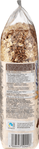 750 ohne g Müsli, Rosinen, Schoko