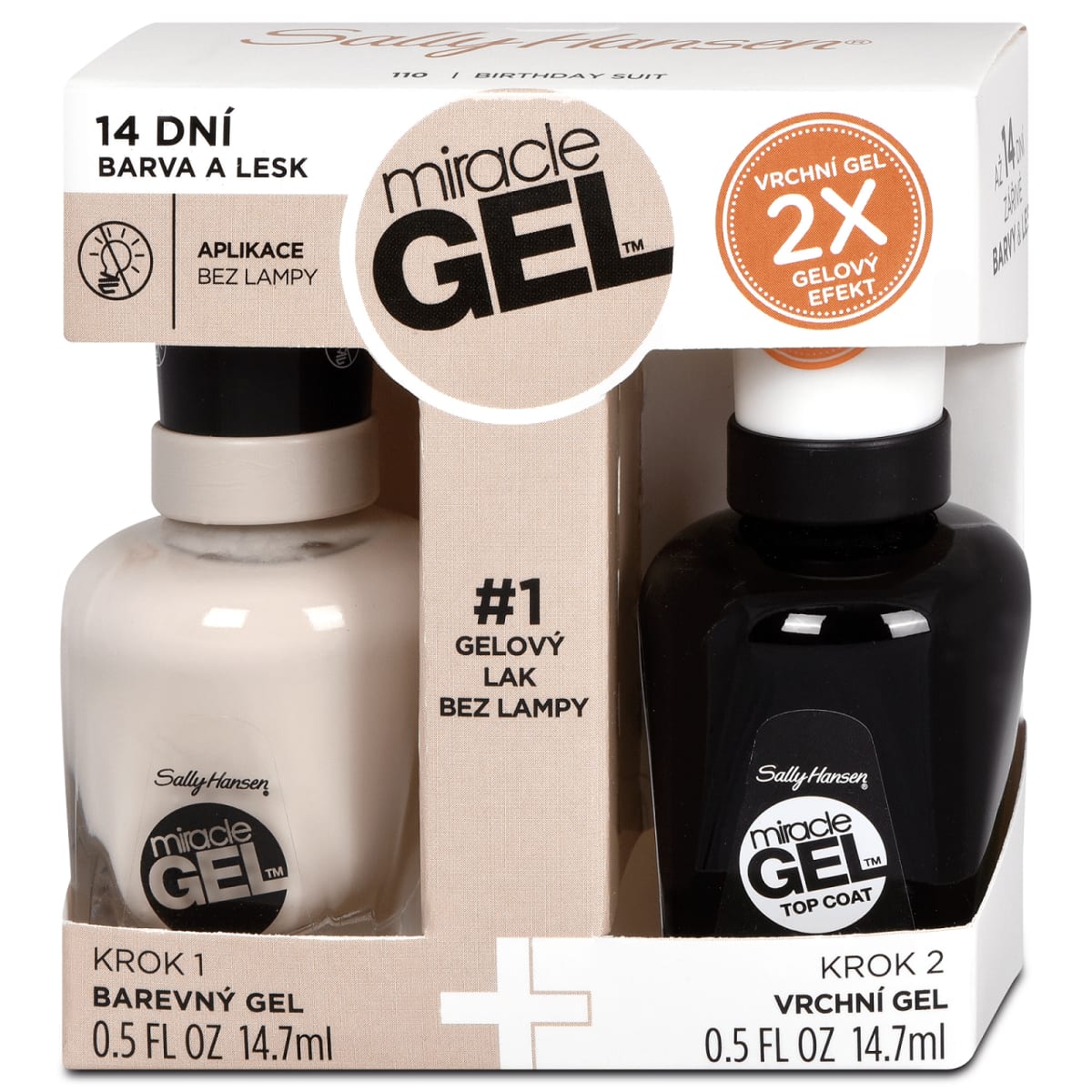 Sally Hansen Lak Na Nehty Miracle Gel Duopack 110 29 4 Ml Dm Cz