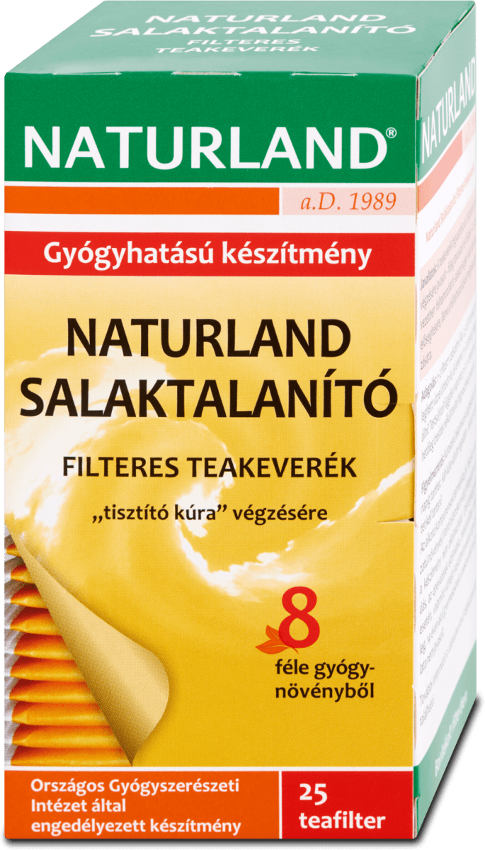 NATURLAND Salaktalanító tea 25x1g, 0,03 kg dm.hu