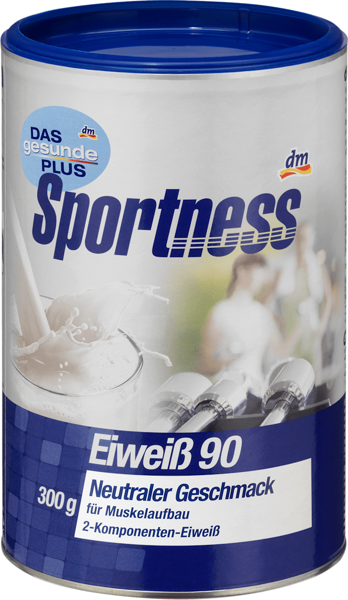 DAS gesunde PLUS Sportness Eiweiß 90 Shake neutraler Geschmack, 300 g dauerhaft günstig online ...