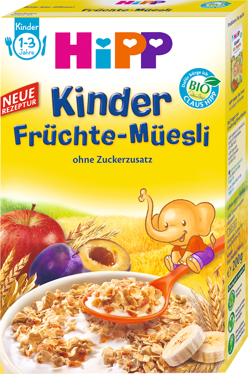 Muesli 7 Cereali Hipp Kinder - 2 Confezioni Da 200g, Biologico, Senza Zuccheri Aggiunti - Foto 5