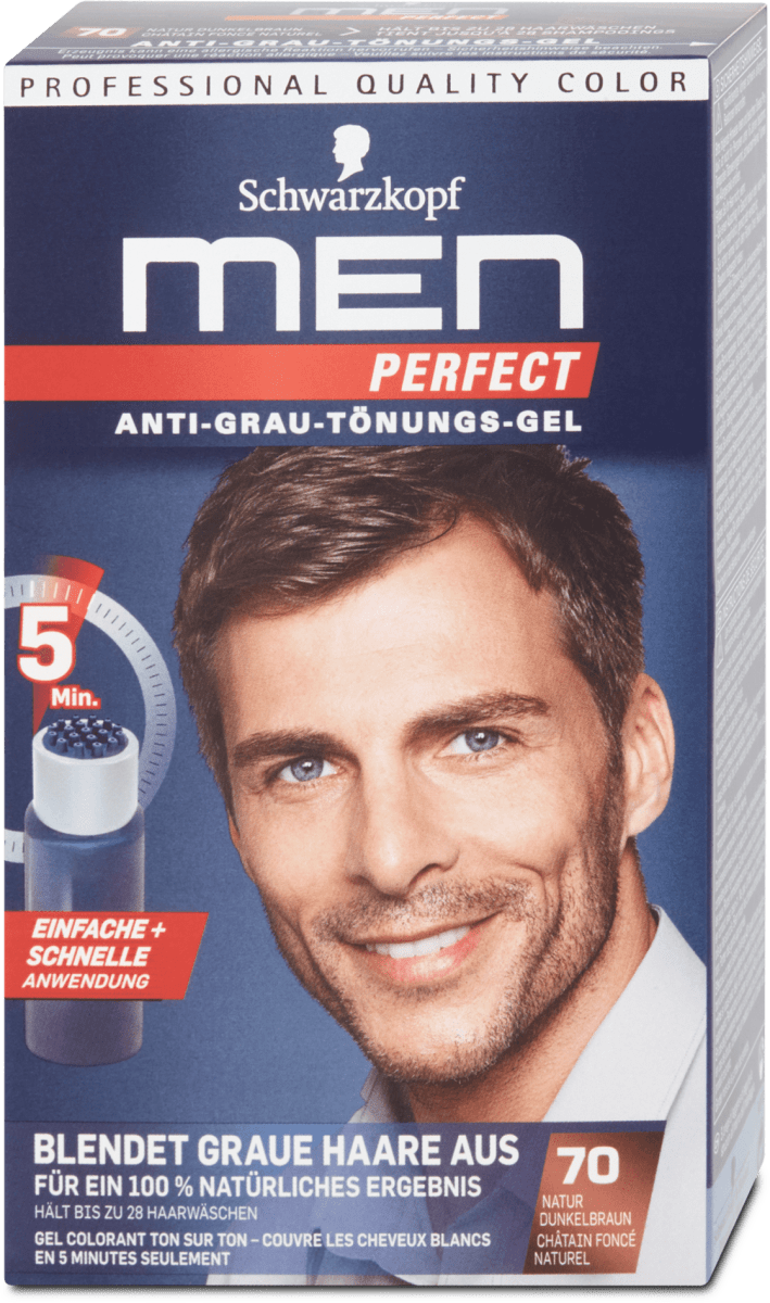 farba na vlasy men perfect tmavohnedy 70