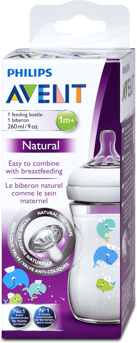 Philips Avent Lahev Natural Velryba 1 Ks Dm Cz