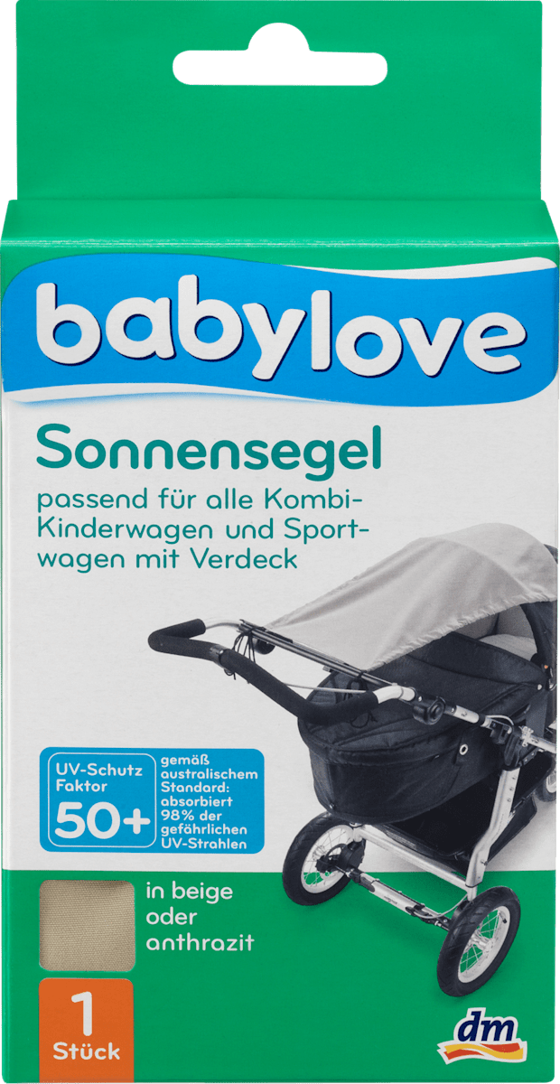 babylove Sonnensegel, beige, 1 St dauerhaft günstig online kaufen dm.de
