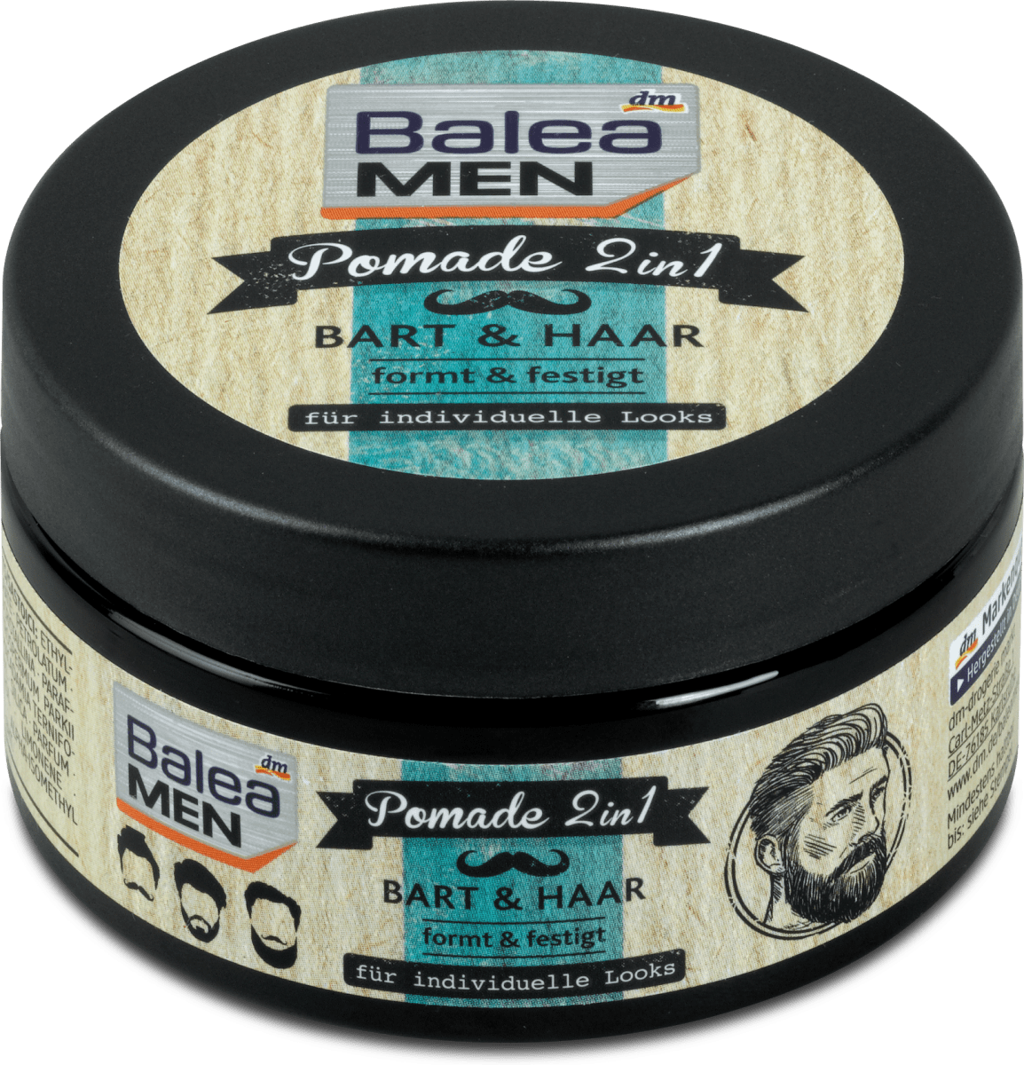 pomada 2 v 1 brada vlasy 100 ml