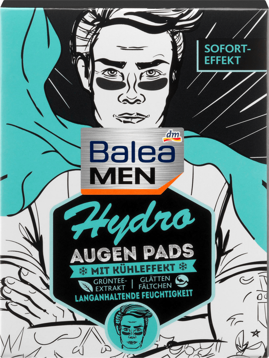 Balea Men Hydro Augenpads 12 St Dauerhaft Gunstig Online Kaufen Dm De