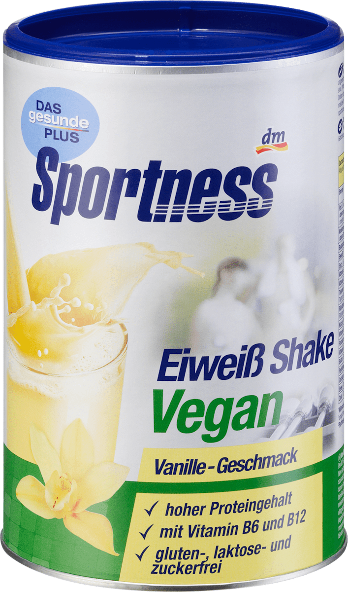 Sportness EiweißShake Pulver, Vegan, VanilleGeschmack, 300 g dauerhaft günstig online kaufen